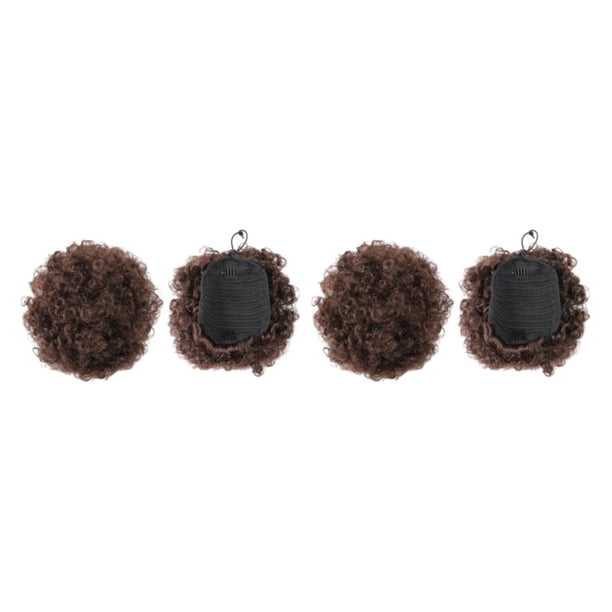 Soidarity Extensión de moño afro hermosa y manejable de fibra para cabello natural para mujeres a la moda Q9 4 P9 4 2Conjunto