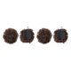 thumbnail image 1 of Soidarity Extensión de moño afro hermosa y manejable de fibra para cabello natural para mujeres a la moda Q9 4 P9 4 2Conjunto, 1 of 6