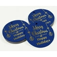 thumbnail image 3 of Inkdotpot Pack Of 50 Real Gold Foil Paper Tags Merry Christmas & Happy Holiday Favor Hang Tags, 3 of 6