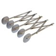 thumbnail image 1 of Divisor de masa Winco Winware de 5 ruedas de acero inoxidable, 1 of 1