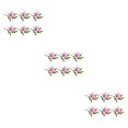 thumbnail image 1 of Naiovety 6 piezas de flores de lirios artificiales de larga duración, lavables, vívidos, decorativos, para el hogar, sala de estar, adorno de Type1 NO1, 1 of 6