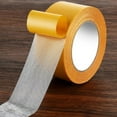 Lizheee Clear Double Sided Adhesive Tape Strong Double Fiber Mesh Tape