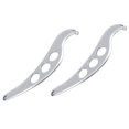 thumbnail image 1 of 2X Stainless Steel Gua Sha Guasha Plate Massager Tool Scraper, 1 of 8