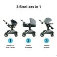 thumbnail image 3 of Graco Modes Nest DLX 3-in-1 Travel System, Raven, Black, 3 of 7