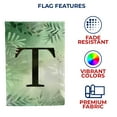thumbnail image 5 of America Forever Monogram Letter T Garden Flag, 12.5 x 18 inch Double Sided, Greenery Flag, Botanical Monogram Flag, Initial Flag, Spring Summer Outdoor Decor, Yard Decoration, 5 of 5