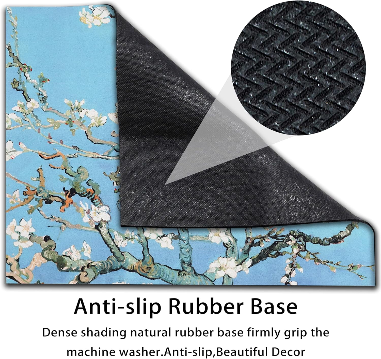 Washer and Dryer Covers for the Top 23.6" X 19.7", Washer and Dryer Top Protector Mat, Non Slip Washing Machine Dust Cover Pad for Laundry Room Kitchen Home Decor