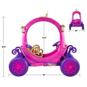 Dynacraft Disney Princess 24V Carriage, Pink, Remote Control, 2 Seats, Ages 3+, 1 Count