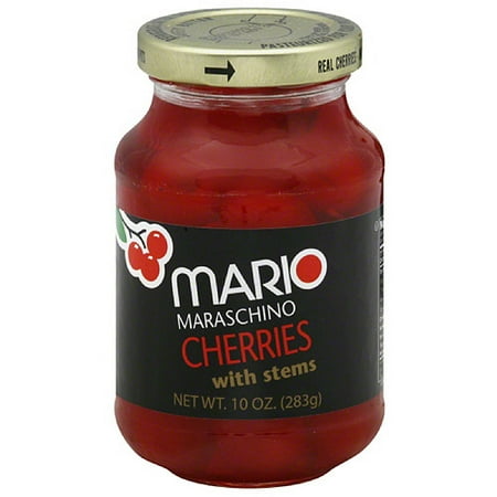 Mario Olive Maraschino Cherries With Ste