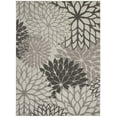 thumbnail image 1 of homeroots home decor 384706 7’ x 10’ Silver and Gray Indoor Outdoor Area Rug, 1 of 1