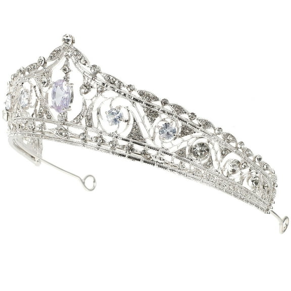 WHAMVOX Crown Women Rhinestone Tiara Exquisite bling Crown for Birthday Pageant Party