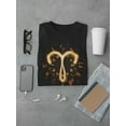 thumbnail image 3 of Fire Style Zodiac Sign Aries T-Shirt Men -Image by Shutterstock, Male Small, 3 of 4