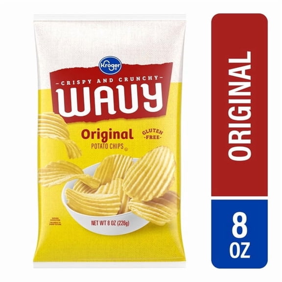 Kr Original Wavy Potato Chips 8 oz