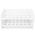 thumbnail image 1 of Shisuyan Scissors Storage Rack Test Tube Organizer Test Tube Display Rack Wooden White, 1 of 8