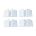 thumbnail image 2 of Fzaqwen 4x Pet Gate Support Feet Triangle Reinforcement Fitting for Entryways Stairs white, 2 of 9