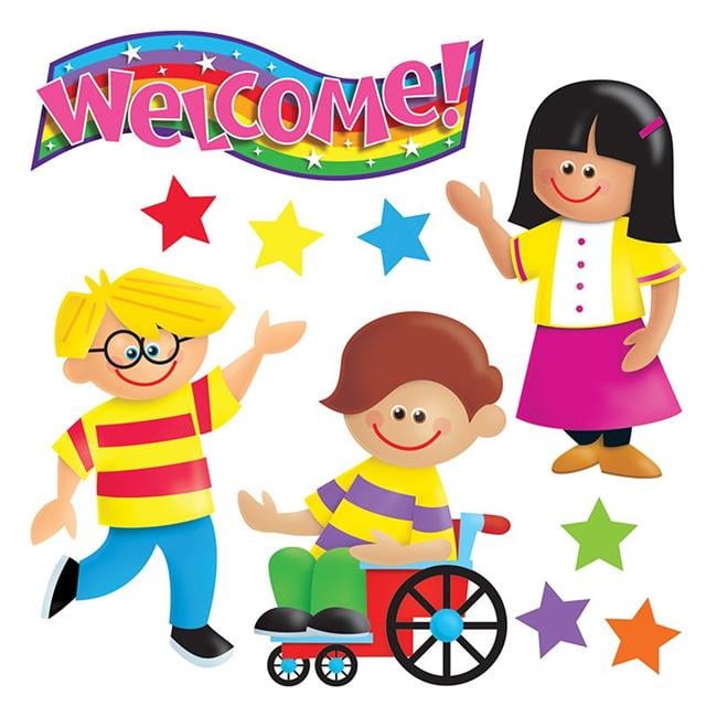 Trend Enterprises T8135BN Kids Are Great Bulletin Board Set Set of 2