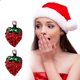 thumbnail image 2 of Cute Radish Earrings Cherry Earrings Red Stud Earrings Set for Women Girls S925 Silver Stud Earrings for Women Earrings with Soft Ear Studs Fine Jewelry for Parties and Holidays, 2 of 2