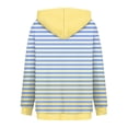 thumbnail image 4 of XFLWAM Womens Oversized Hoodies Pullover Striped Printing Sweatshirts Fall Long Sleeve Tops Trendy Loose Fit Outfits Light Blue XXL, 4 of 4