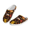thumbnail image 2 of Lsque Autumn Forest Small Animals Lazy Pattern Womens Comfort Cotton on Scuff With Memory Foam and Anti-skid Sole Slipper-37/38, 2 of 7