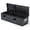 Black, variant on Heavy Duty Steel Truck Bed Tool Box, 48 x 16 x 14 Inch Lockable Trailer Tongue Box with Side Handles, Weather-Resistant Storage Chest for Pickup Truck, RV, Trailer