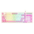 thumbnail image 1 of KM800 Gaming Keyboard Luminous 98 Keys E-sports Keyboard 4000dpi for Home Office, 1 of 6