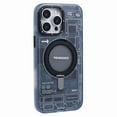 thumbnail image 1 of KAIYANG Funda para iPhone 16 Pro Max de la serie YOUNGKIT Technology con soporte magnético y carcasa de PC+TPU IMD, color negro y multicolor, 1 of 5