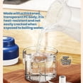 thumbnail image 6 of Electric Garlic Chopper Mini, 320 ml Cordless Food Processor with 6 Stainless Steel Blades, USB-Rechargeable for Onion, Ginger, Nuts, 6 of 9