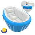 thumbnail image 1 of Bañera Inflable para Bebé EcoBaby Original Azul con Bomba de Inflado, 1 of 12