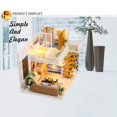 thumbnail image 1 of DIY casa de muñecas casa de madera hecha a mano Mini muebles montar juguete ornamento Kit, 1 of 8