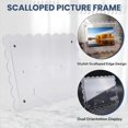 thumbnail image 5 of 2 Pack of Acrylic Scalloped Picture Frame,Clear Picture Frame, 5 of 5
