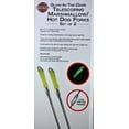 thumbnail image 2 of Norpro Glow-in-the-Dark Telescoping Marshmallow/Hot Dog Forks, Set of 2, 2 of 2