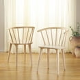 thumbnail image 2 of Safavieh Blanchard Scandinavian Wood Dining Side Chairs, White Wash (Set of 2), 2 of 8