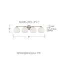 thumbnail image 2 of Capital Lighting 152141-548 Ansley 4 Light 31" Wide Vanity Light - Nickel, 2 of 7