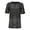 Black, variant on Migroa Men's Mesh Fishnet Top Short Sleeve Sheer See Through T Shirt Knit Crochet See Through Summer Tops Black L