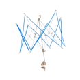 thumbnail image 1 of Voxware Yarn Winder Umbrella Yarn Winder String Holder Part Knitting Machine Accessory Rack Thread Winding Wool Winder Holder DIY Supplies Crocheting Hand Knitting Tool Handcraft Equipment blue, 1 of 8