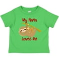 thumbnail image 3 of Inktastic My Nana Loves Me Sloth Boys or Girls Toddler T-Shirt, 3 of 5