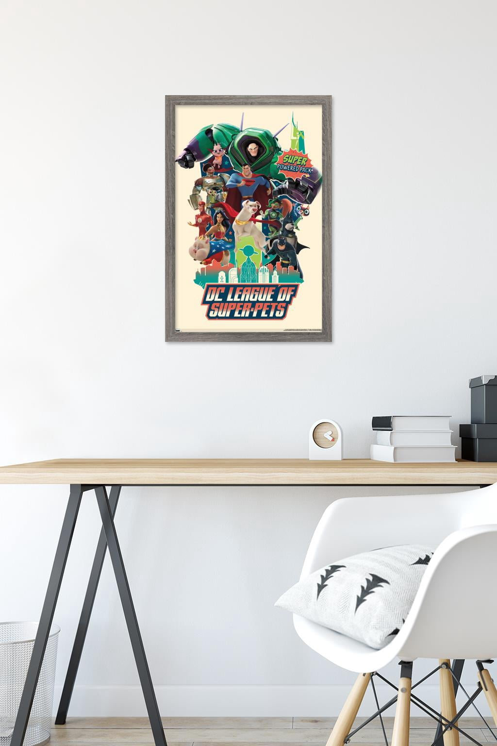 DC League of Super-Pets - Partners Wall Poster, 14.725" x 22.375" Framed