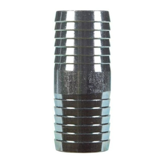 57529 Pipe Fitting, Insert Coupling, Galvanized Steel, 1-1/2-In. - Quantity 1