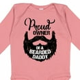 thumbnail image 4 of Inktastic Proud Owner of a Bearded Daddy Boys or Girls Long Sleeve Baby Bodysuit, 4 of 5