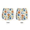 thumbnail image 5 of Lsque Flower Printed Women's Running Shorts with Liner Pockets,Elastic Quick Dry Workout Athletic Gym Yoga Shorts,Womens High Waist Shorts-Large, 5 of 9