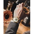 thumbnail image 7 of AESOP Analog Mechanical Hand-Wind Wrist Watch Men's Stainless Steel and Leather Sapphire Male Skeleton Real Tourbillon Moon Phase Clock Waterproof Chronograph, 7 of 7