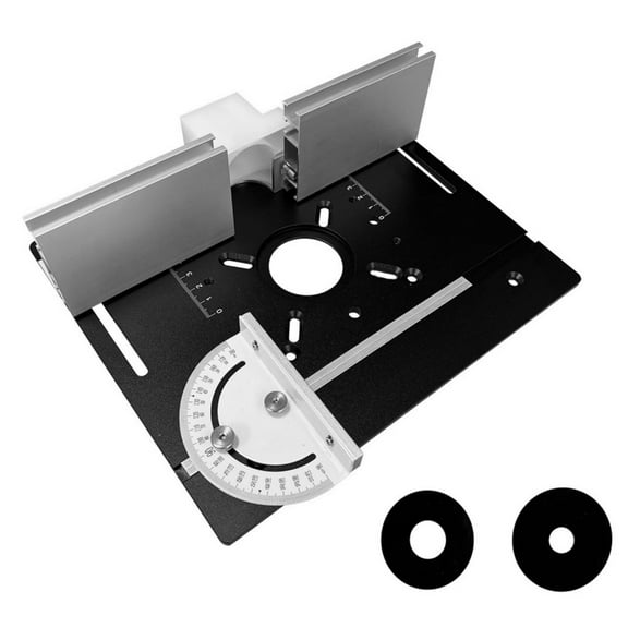 Zeiwohndc Quality Aluminum Router Table Insert Plate for Carpentry and Decoration