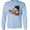Light Blue, variant on Fair Game Orange C-10 Chevy Long Sleeve Shirt-White-Small