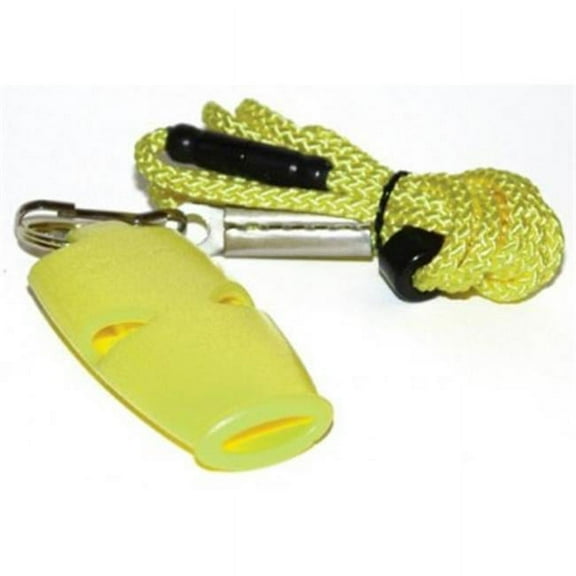 Olympia Sports WH098P Fox Micro Officials Whistle - Neon Yellow