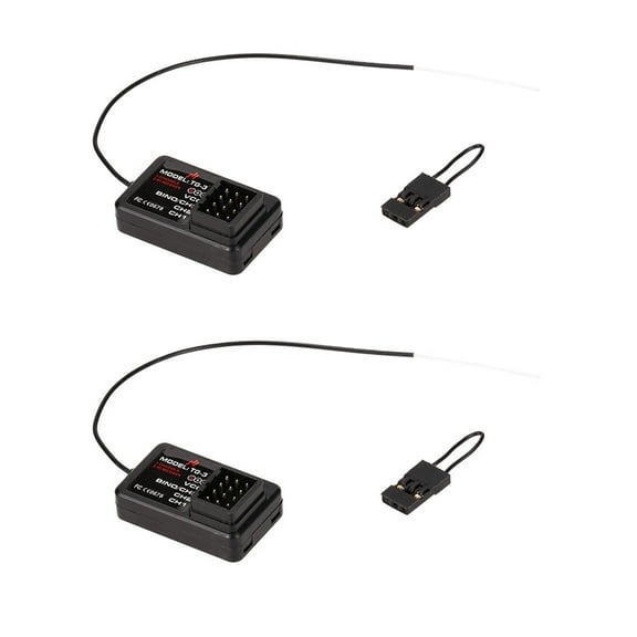 2pcs TG-3 2.4G 3CH RC Car Boat Receiver for TG3 AUSTAR AX5S Transmitter
