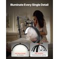 thumbnail image 3 of VEVOR Half Moon Light for Esthetician 2 in 1 LED Floor and Desk Lamp Lash Light Arched, 3 of 9