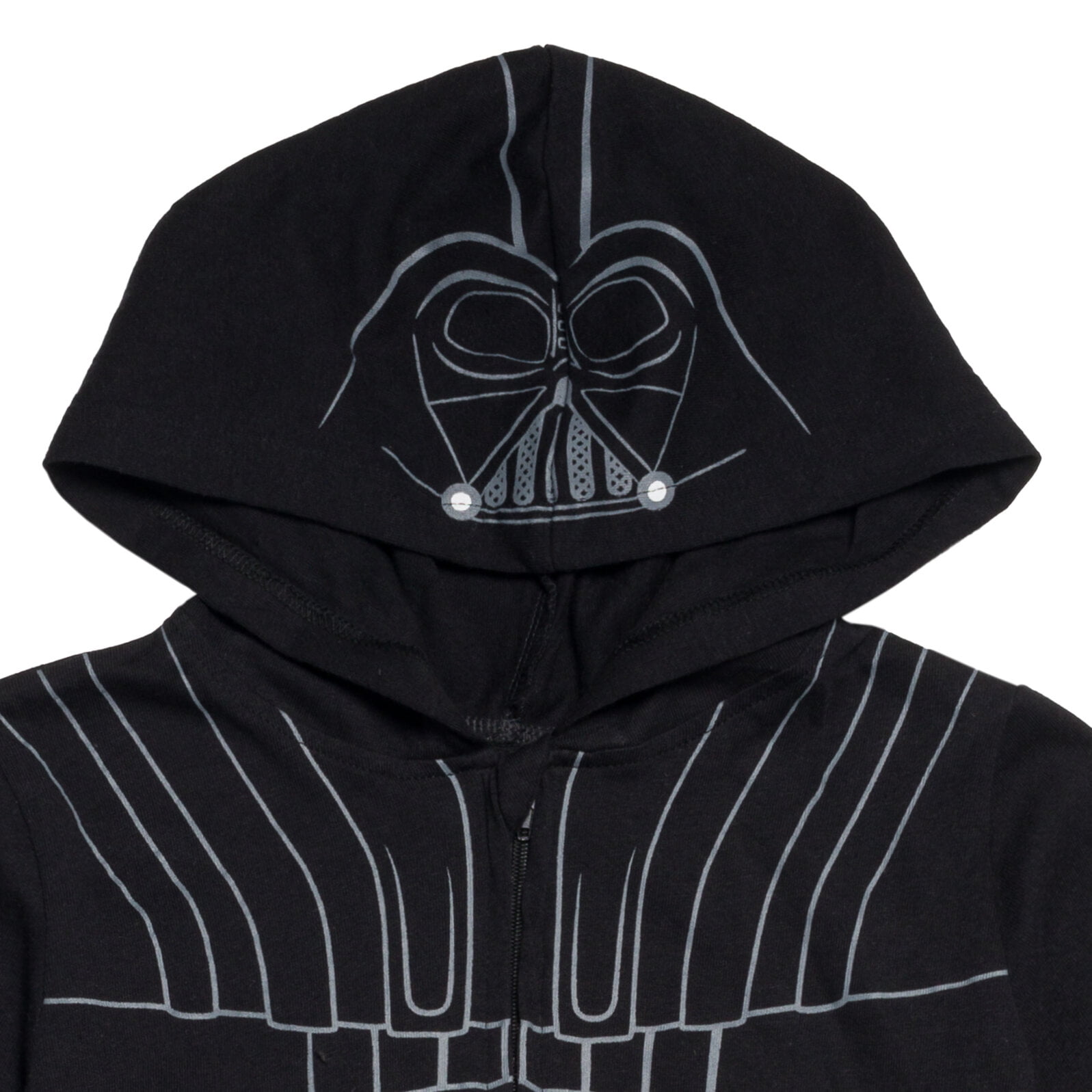 Star Wars - Brandclub - Star Wars Darth Vader Big Boys Zip Up Cosplay  Coverall and Cape Infant to Big Kid