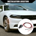 thumbnail image 2 of Unique Bargains Car Side Marker Pigtail Connector Harness for Dodge Charger 2015-2022 Durable Plastic Black Red, 2 of 6