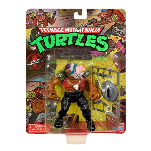 Figura de Acción Bandai TMNT Classic Figura Clásica 4 pulgadas Bebop