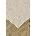 thumbnail image 3 of Feizy Leilani Modern Abstract, Taupe/Ivory/Tan, 5'6" x 8'6" Area Rug Sheen Fade Resistant Industrial Solid Design Carpet for Living Dining Bed Room, 3 of 5