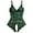 Green, variant on High Waisted Ladies Panties qinhaie Women's Halter Deep V Lace Bodysuit, One Piece Outfit, Breathable Stretchy Underwear Wine Red Intimates